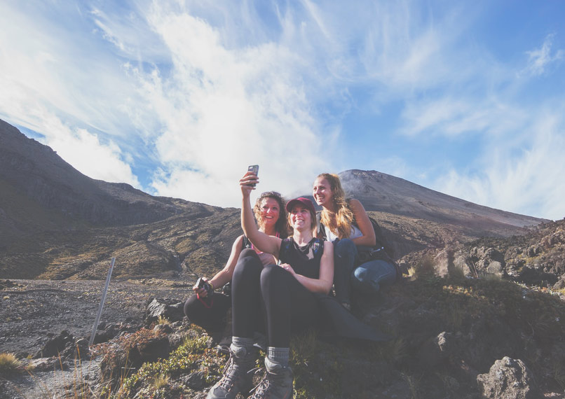 girls on the mountains